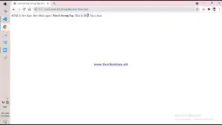 I Em Strong Big And Other By HTML AND CSS