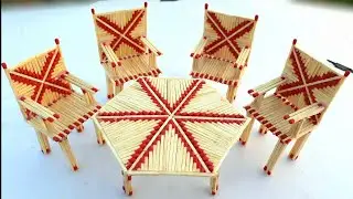 machis stick chairs and tables/art and crafts degin 🪑😍🥰🤩