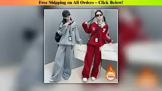 autumn winter teen girls tracksuits suit V-neck and thick velvet hoodie+Wide leg pants 2pcs junior