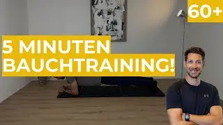 60+ Bauchtraining zum Mitmachen! | 5 Min. | #fitimalter #seniorenfitness