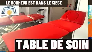Comment rénover une table de soin kinésithérapeute docteur ?