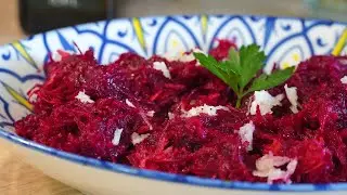 Beetroot and Carrot Salad | Very Healthy and Refreshing Salad this Summer! BALKAN SALATE