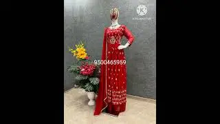 Georgette gown with duppata at darpanrs 1500rs #trending #shorts #style #fancy #fashion #georgette