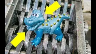 Wind-Up Dinosaurs Shredded! Dinosaur Friends Destroyed! What's Inside Slime Water bath Toys Mecard