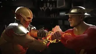 Injustice 2 : Reverse Flash Vs Jay Garrick - All Intro/Outros, Clash Dialogues, Super Moves
