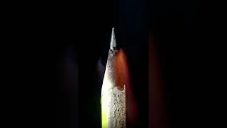 Object Close Up - Pencil vs Fire #asmr #closeup #macro #pencil #Burning #heat #shorts #shortfeed