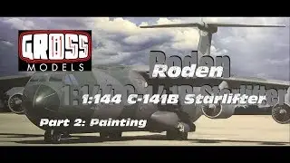 Roden 1:144 C-141B Starlifter part 2: Painting and weathering