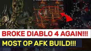 Diablo 4: САМАЯ СЛОМАННАЯ AFK-сборка Некроманта!!!!!