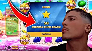 NOVA PLATAFORMA DANDO 50 GIROS GRATIS - COMPREI BONUS NO SWEET BONANZA