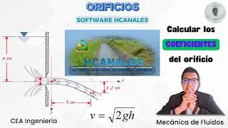 COEFICIENTES del ORIFICIO (software HCANALES) | Mec&aacute;nica de Fluidos | CEA