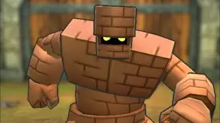 DQ TACT DQ I Boss Battle: Golem