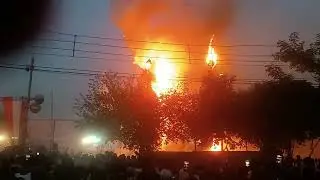 Ravan dahan video in Amritsar Hanuman biggest festival 2024 bhadrakali Mata ground Raghav seth entry