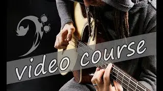 Percussive Acoustic Bass Course - Trailer (percussife fingerstyle)