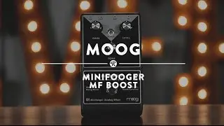 Moog Minifooger MF Boost | Reverb Demo Video