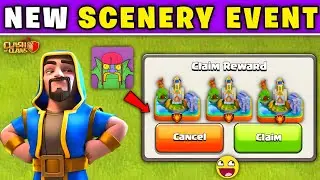 Supercell New FREE Legendary Scenery 🤩 Event | Explained in Clash Of Clans 
