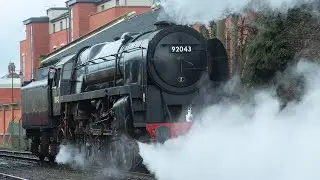 Great Central Railway Winter Steam Gala 2026 - 9F 92134 as 92043 plus Freight & Passenger Trains.