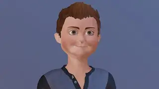CARTOON CHARACTER ANIMATION, USING DRIVERS AND SHAPE KEYS ( BLENDER 2.81 ).