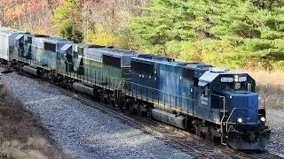 Chasing Reading & Northern NRFF to Lehigh Gorge Wye, Plus Fall Foliage Passenger Trains