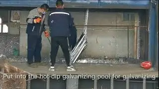 How to hot dip galvanize scaffolding products - ringlock system