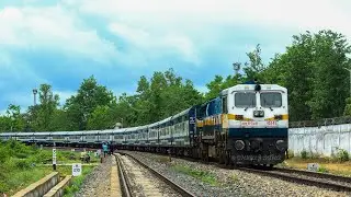 Offlink!!! SGUJ EMD Hauling Janshatabdi Express Rushes Towards Lumding Jn