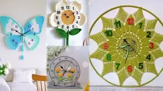 Crochet wall clock crochet new pattern new business idea for women athome 