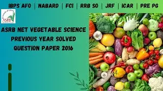 ASRB NET YEAR 2016 MEMORY BASED QUESTIONS | ASRB NET | IBPS AFO | NABARD | JRF | RRB SO