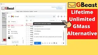 GBeast - GMass Alternative To Send Cold Emails From UNLIMITED Gmail or G-Suite accounts For Lifetime