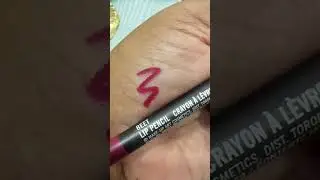 MAC Beet VS MAC #Ruby woo Lip liner #makeup #beauty #shorts #trending