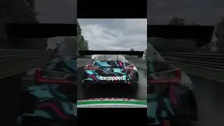 AUDI R8 LMS GT3 NORDSCHLEIFE RACING IN RAINY WEATHER