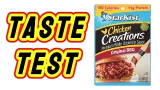 🤯 BBQ Chicken in a Pouch? StarKist Creations Taste Test! 🏆