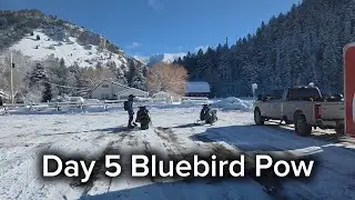 Dec 28 deep pow and bluebird skies