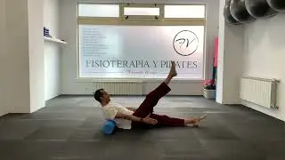 Foam roller. Pilates con rulo.