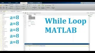 How to use while loop in matlab || while loop in matlab