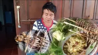 ปี้งปลาตำแตงกีนแบบบ้านๆ