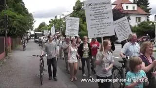 Pro Bannwald Demo Langen 12.06.2010