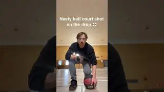 Can U hit half court shots? #fyp #basketball #basketballhighlights #trickshots #ballup #trustonallah