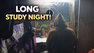 Winter Night Study Challenge  with my sister  🥶📚 | Exam Time Struggle | Real Study Life 😱#studyvlog 