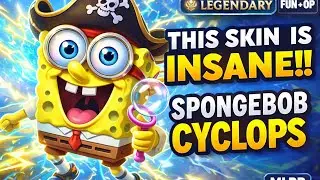 INSANE SpongeBob Skin Cyclops!! Monster Gold Lane Gameplay &ndash; Top 1 Global Build ~ MLBB