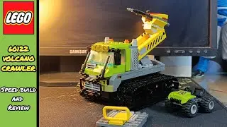 LEGO CITY 60122 Volcano Crawler | Speed Build & Review 🌋🚜