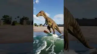 When Dinosaurs Go Surfing in Jurassic World Evolution 2 🌊🦖