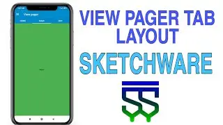 View Pager Tab Layout Sketchware | View pager in sketchware | Tab Layout in Sketchware