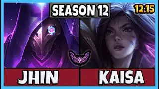 Jhin ADC vs Kaisa / KR Master / Patch 12.15 / Season 12 [ 10 / 1 / 14 ]