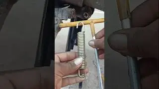 Splendor Centre stand spring fitting//How to Change Splendor Plus Main stand Spring#spring  #short