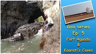 Goa bike trip 2022 || Ep 5: Fort Aguada & Kaurati's Caves #ghumakkadbhatia #offbeat #goa