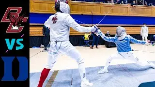Boston College vs. Duke ACC Men's Fencing Championship Highlights (2022) | NCAA Fencing