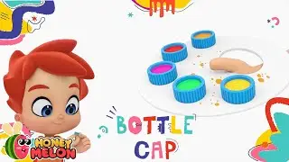 Bottle Cap Pallet DIY | Fun Recycle Craft for Kids | Briko Cartoon | DIY for Kids