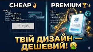[UKR] - Твій дизайн виглядає ДЕШЕВО! 🤮 Виправ це за допомогою Box Shadow!