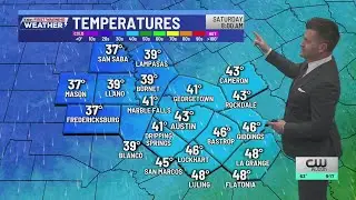 Cold and windy into Saturday, but dry for the weekend | KXAN Forecast (Jan. 9)