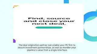 Deal Origination Service Increases Sales & Reduces Labor For Private Equity Firms