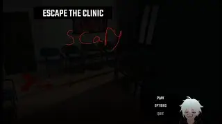 Escape the clinic playthrough/speedrun This game is actually scary